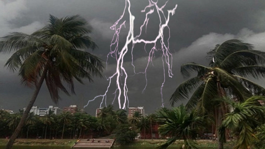 সকালের মধ্যেই ঝড়ের আশঙ্কা: ১৫ জেলায় সতর্কতা সংকেত
