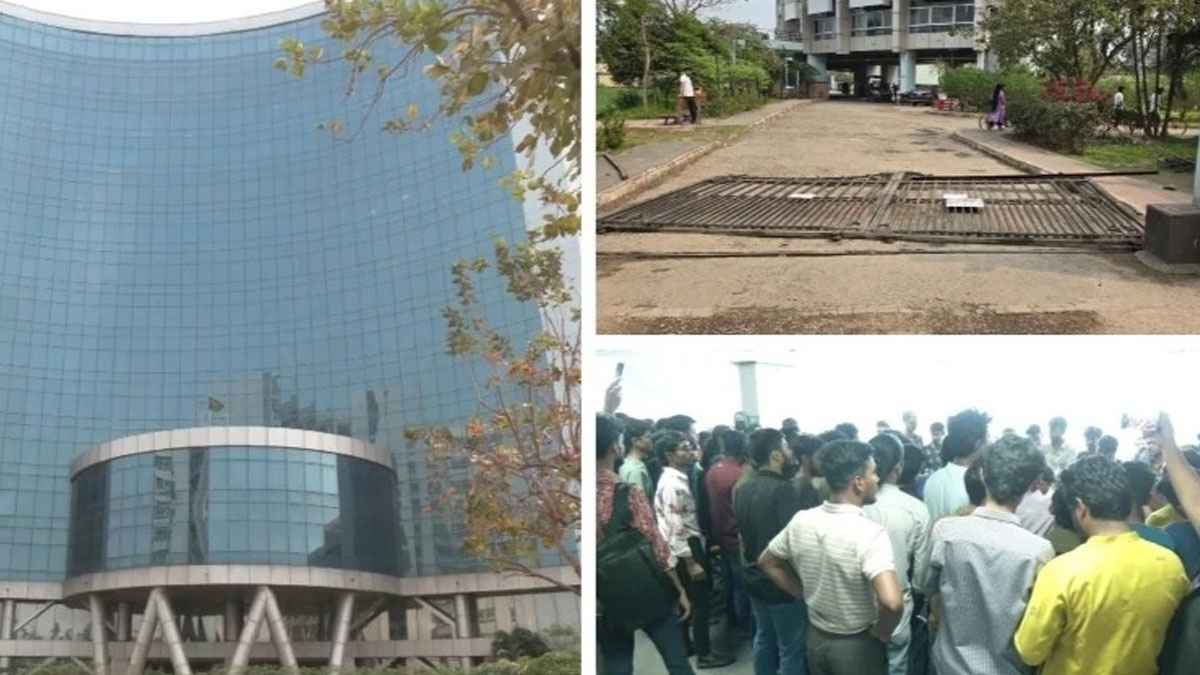 যশোর আইটি পার্কে চালডাল কর্মীদের বেতন নিয়ে বিক্ষোভ