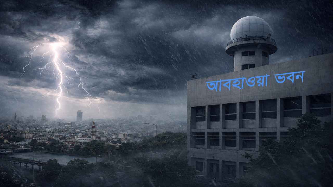 ঢাকায় আজও বজ্রসহ বৃষ্টির আভাস, বইবে ঝড়ো হাওয়া