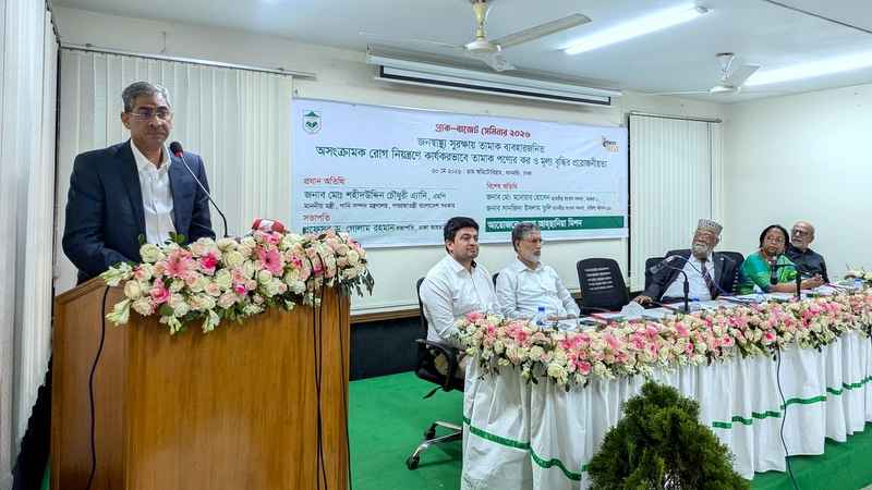 রোগ নিয়ন্ত্রণে তামাকপণ্যে কর বাড়ানোর পক্ষে পানিসম্পদ মন্ত্রী