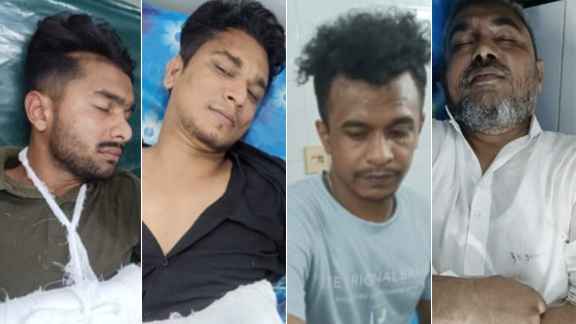 চাঁদা না দেওয়ায় বাজার ইজারাদারসহ ৬ জনকে কুপিয়ে রক্তাক্ত জখম