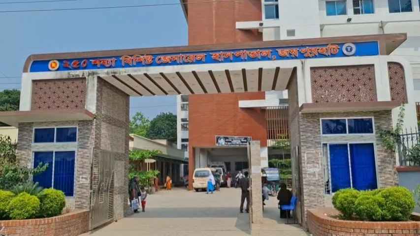 জয়পুরহাটে হাসপাতালের ৮ তলা থেকে পড়ে শ্রমিক নিহত