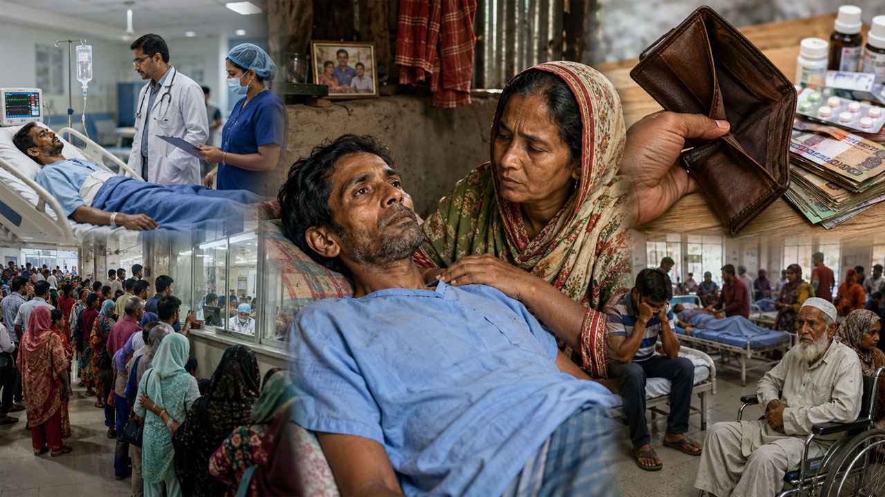 জনসাধারণের নাগালের বাইরে চলে যাচ্ছে বেসরকারি চিকিৎসা খাত