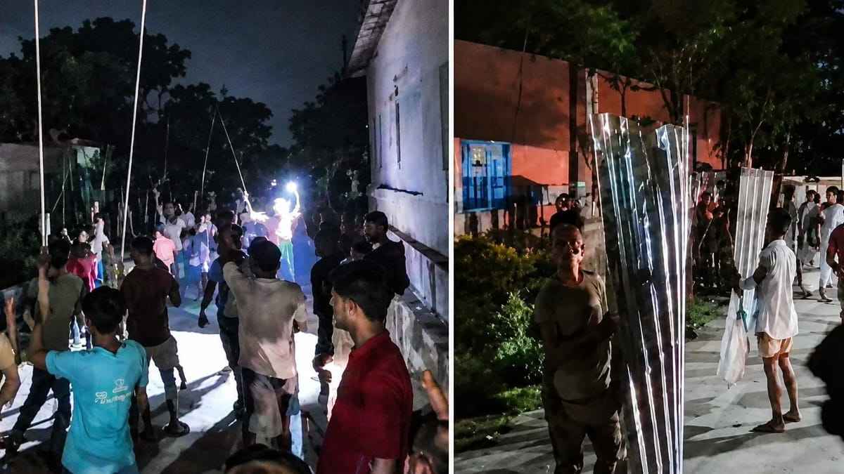 আশুগঞ্জে দোকানের সামনে চামড়া রাখা নিয়ে দুই গোষ্ঠীর সংঘর্ষ, আহত ১০