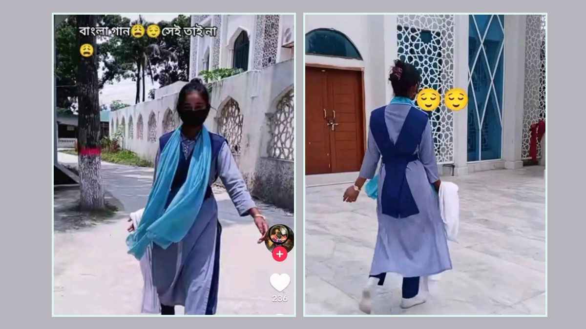 মডেল মসজিদে টিকটক, স্কুলছাত্রীকে বহিষ্কার