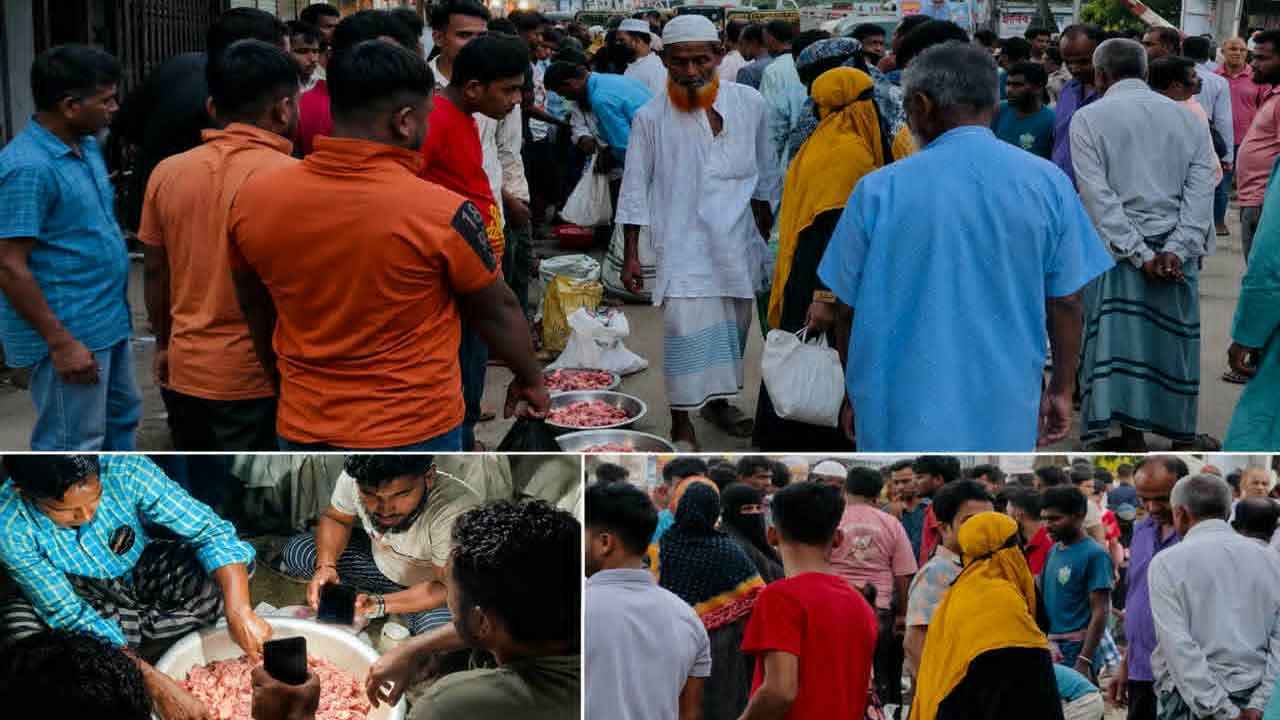 ব্যতিক্রমী মাংসের বাজার: ক্রেতা-বিক্রেতা উভয়ই নিম্নআয়ের
