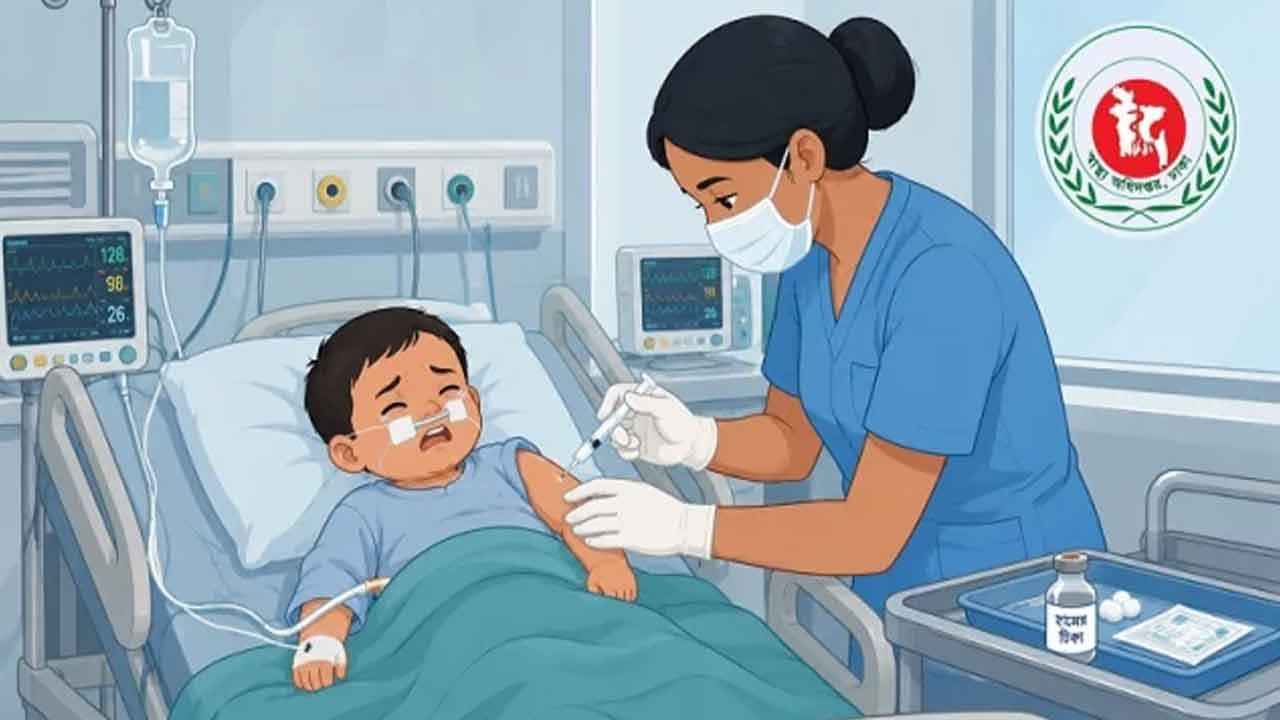 হামের উপসর্গে আরও ২ শিশুর মৃত্যু