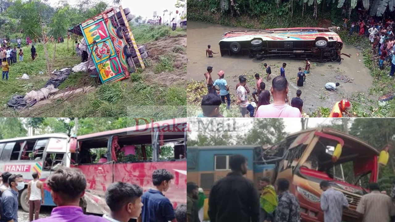 ঈদযাত্রার তিন দিনে সড়কে ঝরল ৪৮ প্রাণ