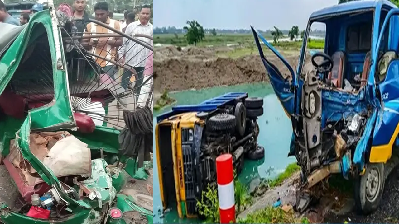 ৭ জেলায় সড়কে ১২ জনের প্রাণহানি