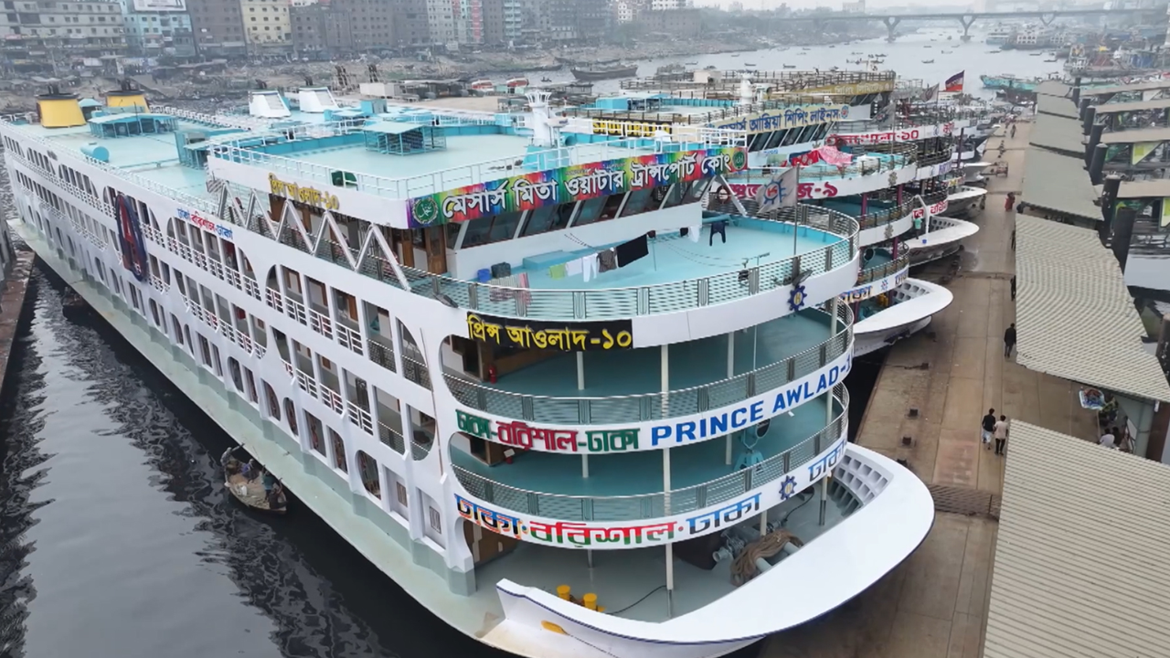 ঈদযাত্রায় সদরঘাটে প্রস্তুত ১৭২ লঞ্চ