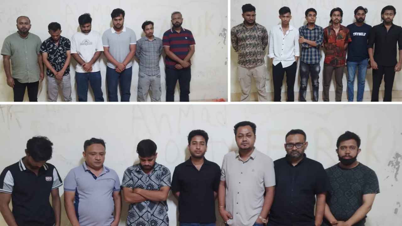 মদ পান করে মাতলামি করায় গুলশানে ১৯ জন গ্রেফতার