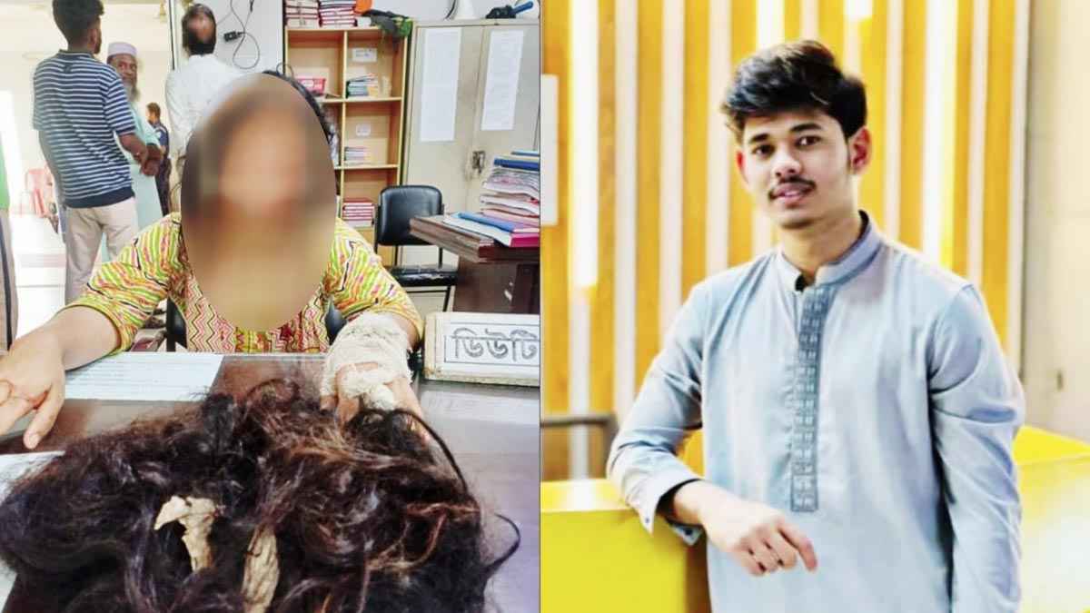 যৌতুক না পেয়ে গৃহবধূকে পিটিয়ে  চুল কেটে দিল স্বামী-শাশুড়ি