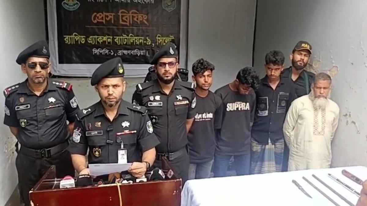 ব্রাহ্মণবাড়িয়ায় র‍্যাব সদস্যদের ওপর হামলার ঘটনায় আটক ৫