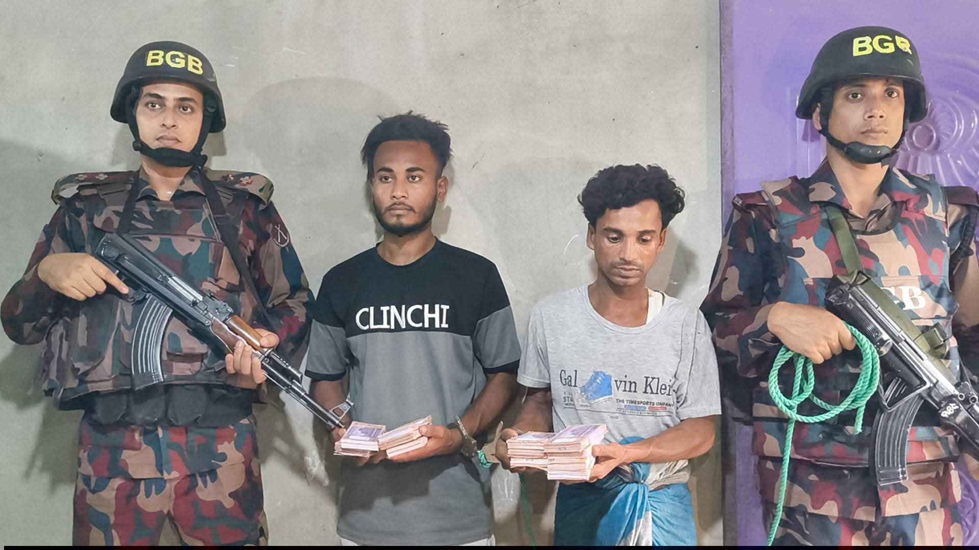 টেকনাফে কারখানার সন্ধান, ১২ লাখ টাকার জালনোটসহ আটক ২