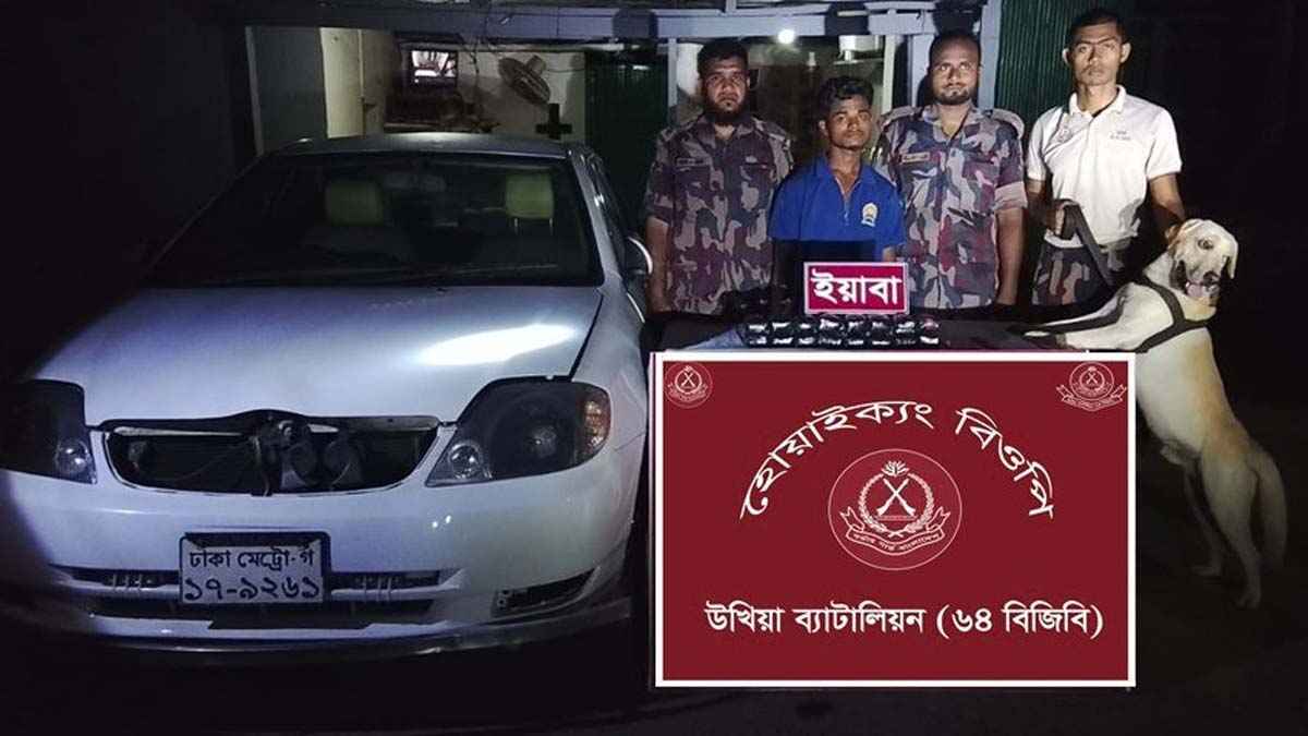 টেকনাফে প্রাইভেটকার থেকে ৩২ হাজার পিস ইয়াবা উদ্ধার