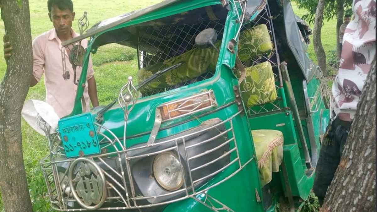 বাইক চালককে বাঁচাতে খাদে অটোরিকশা, প্রাণ গেল নারীর