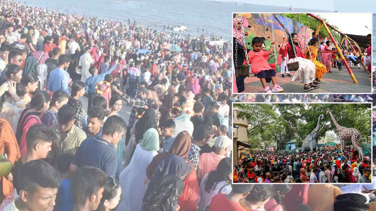 ঈদুল আজহার ছুটিতে চট্টগ্রামের বিনোদনকেন্দ্রে ভিড়