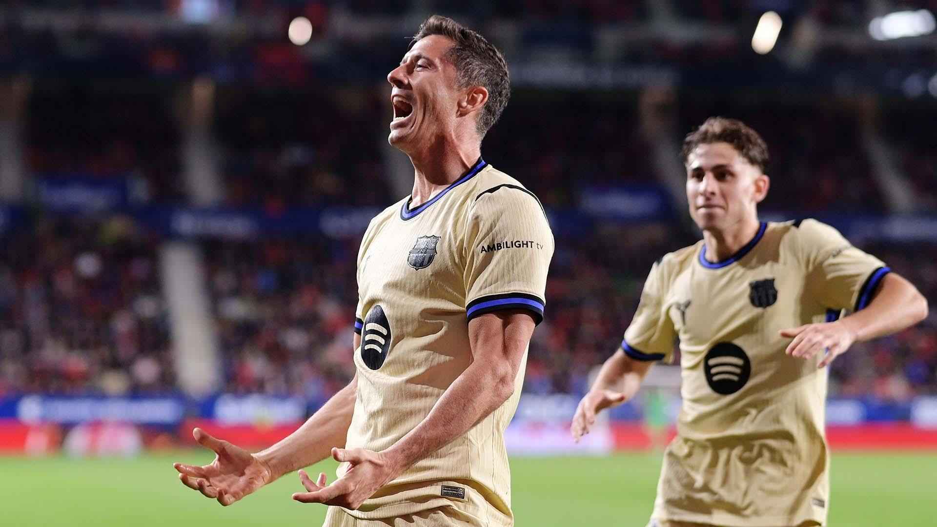 ওসাসুনাকে হারিয়ে শিরোপার খুব কাছে বার্সেলোনা