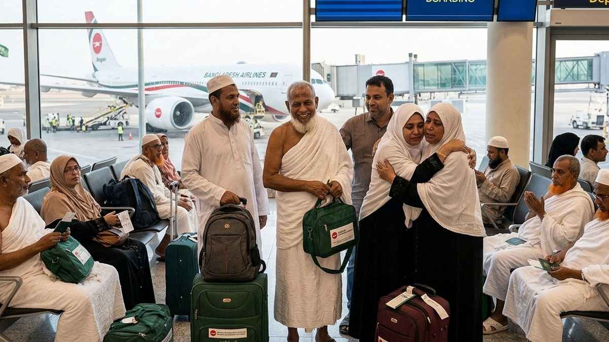 হজ শেষ, আজ রাতেই বাংলাদেশি হাজিদের ফিরতি ফ্লাইট শুরু