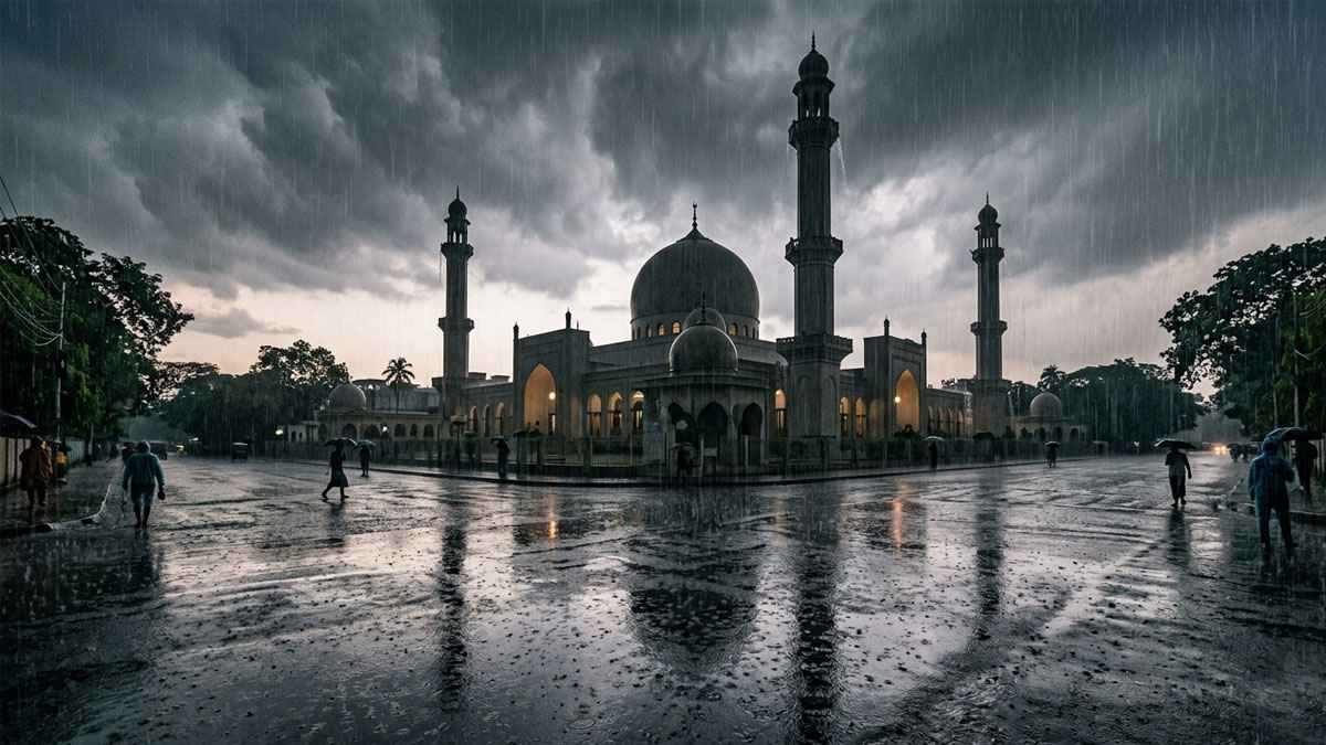 বৃষ্টির কারণে জুমায় না গিয়ে বাসায় জোহর পড়া যাবে?
