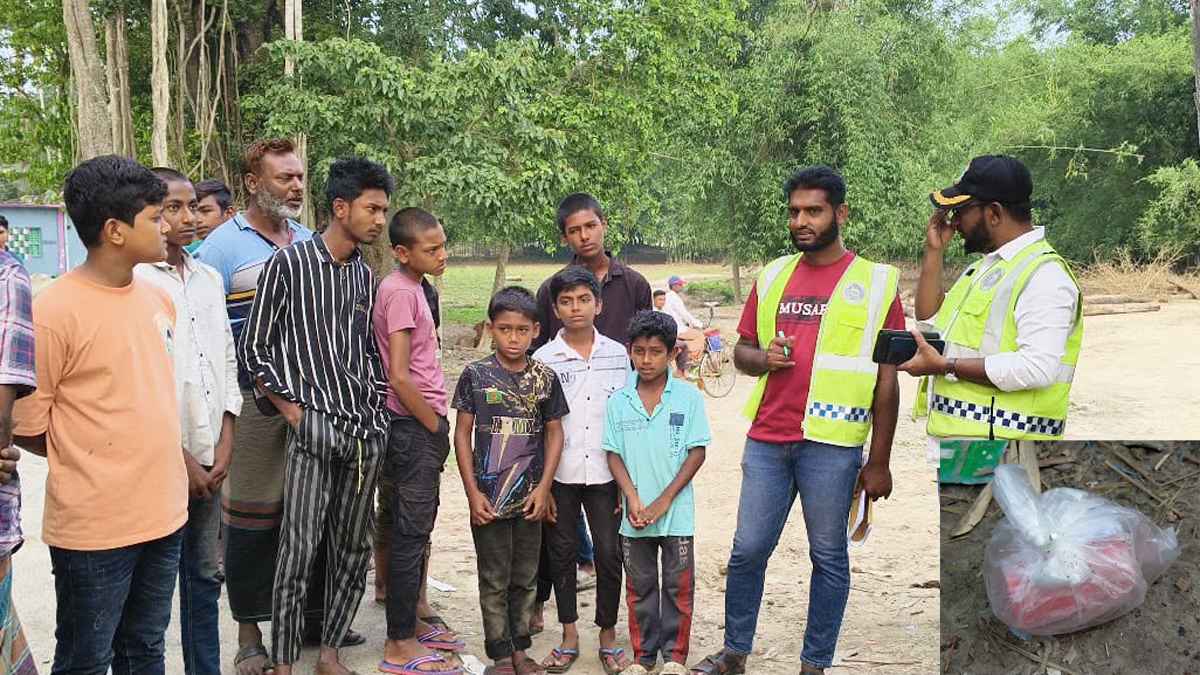 মেহেরপুরে বোমা সদৃশ বস্তু ও চিরকুট উদ্ধার