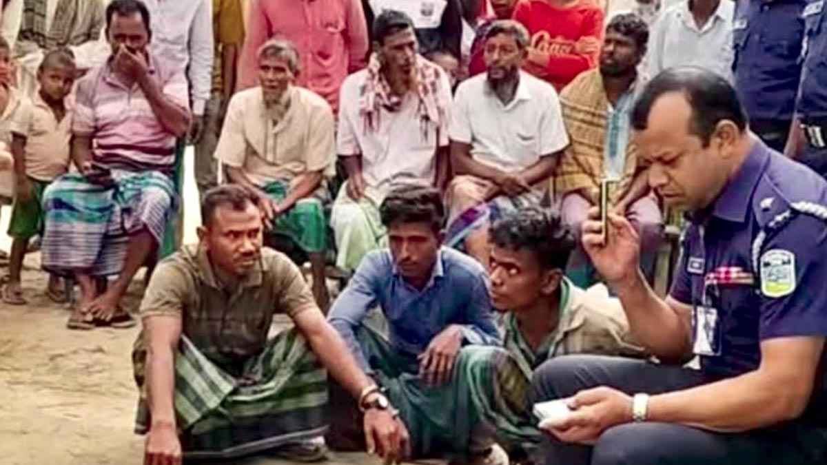 হাওর থেকে গরু চুরি করে পালানোর সময় আটক ৩