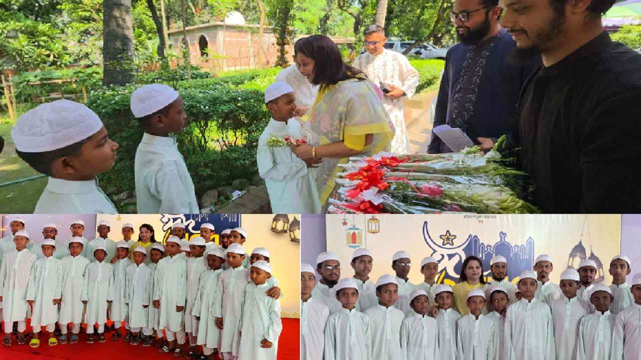 এতিম ও দুস্থ শিশুদের সঙ্গে ঢাকার ডিসির অন্যরকম ঈদ উদযাপন