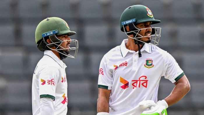 ৩ উইকেটে ১০১ রান নিয়ে লাঞ্চ বিরতিতে বাংলাদেশ