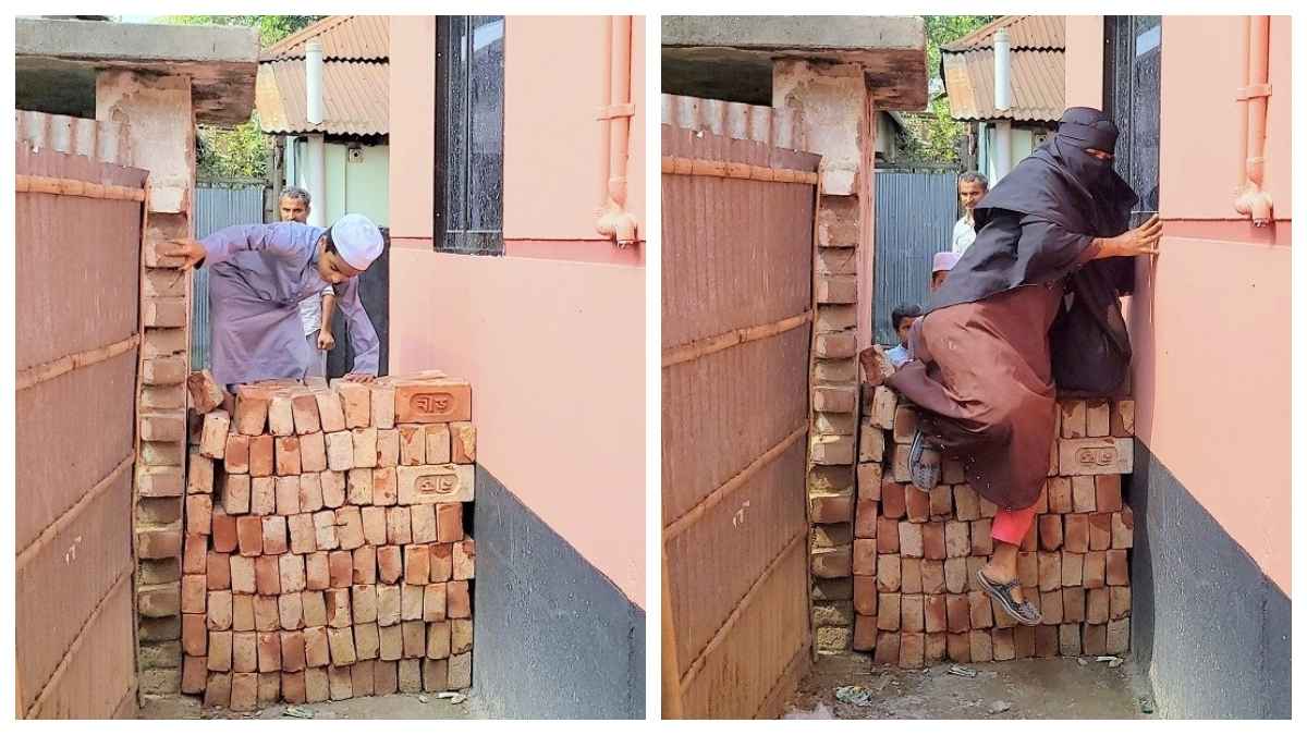 ইটের ব্যারিকেড দিয়ে রাস্তা বন্ধ, ঠাকুরগাঁওয়ে অবরুদ্ধ এক পরিবার