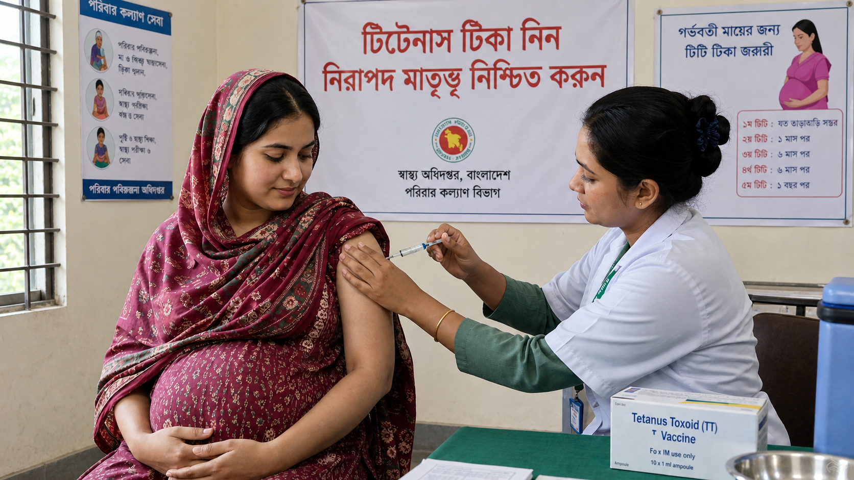গর্ভাবস্থায় টিটি টিকা দেওয়া জরুরি কেন?