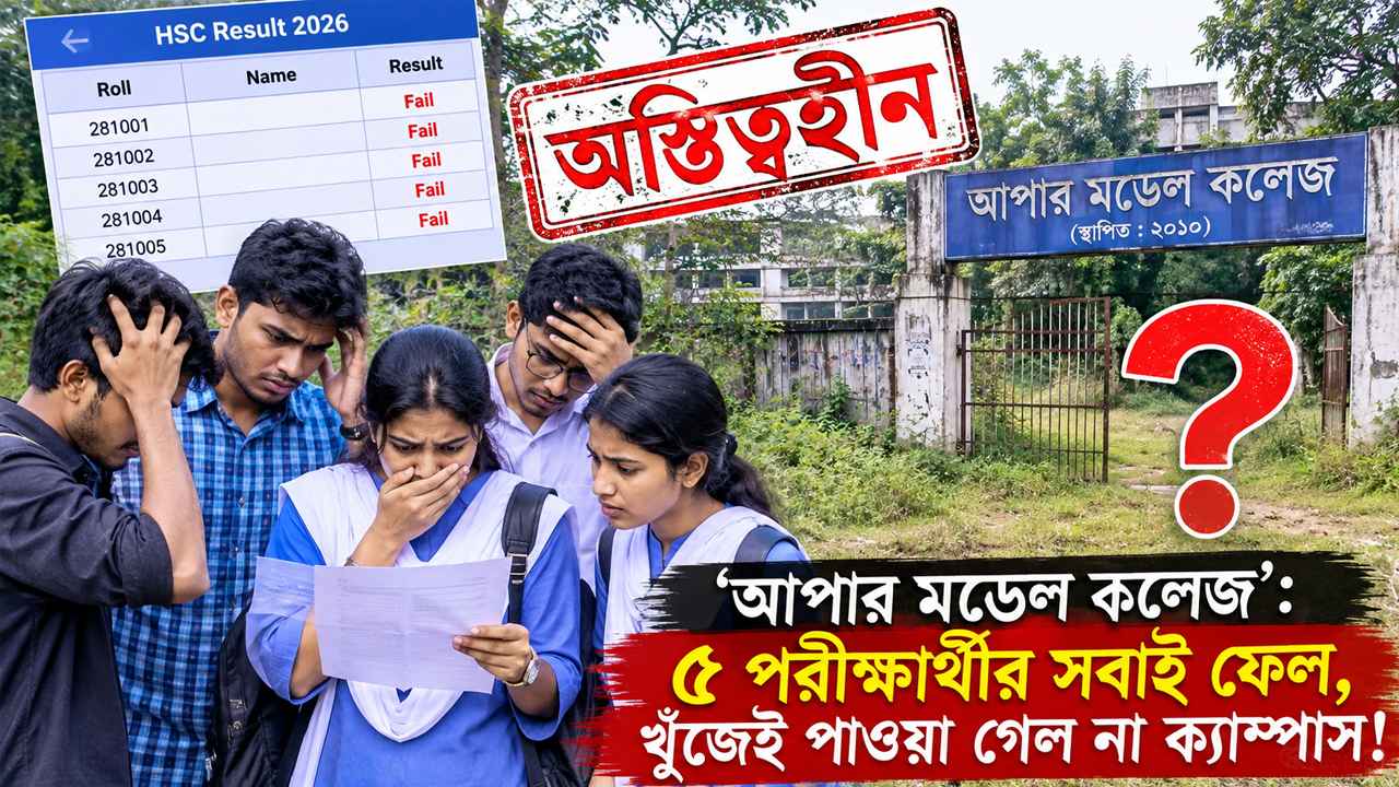 অস্তিত্বহীন 'আপার মডেল কলেজের’ সবাই ফেল, খুঁজে পাওয়া গেল না ক্যাম্পাস!