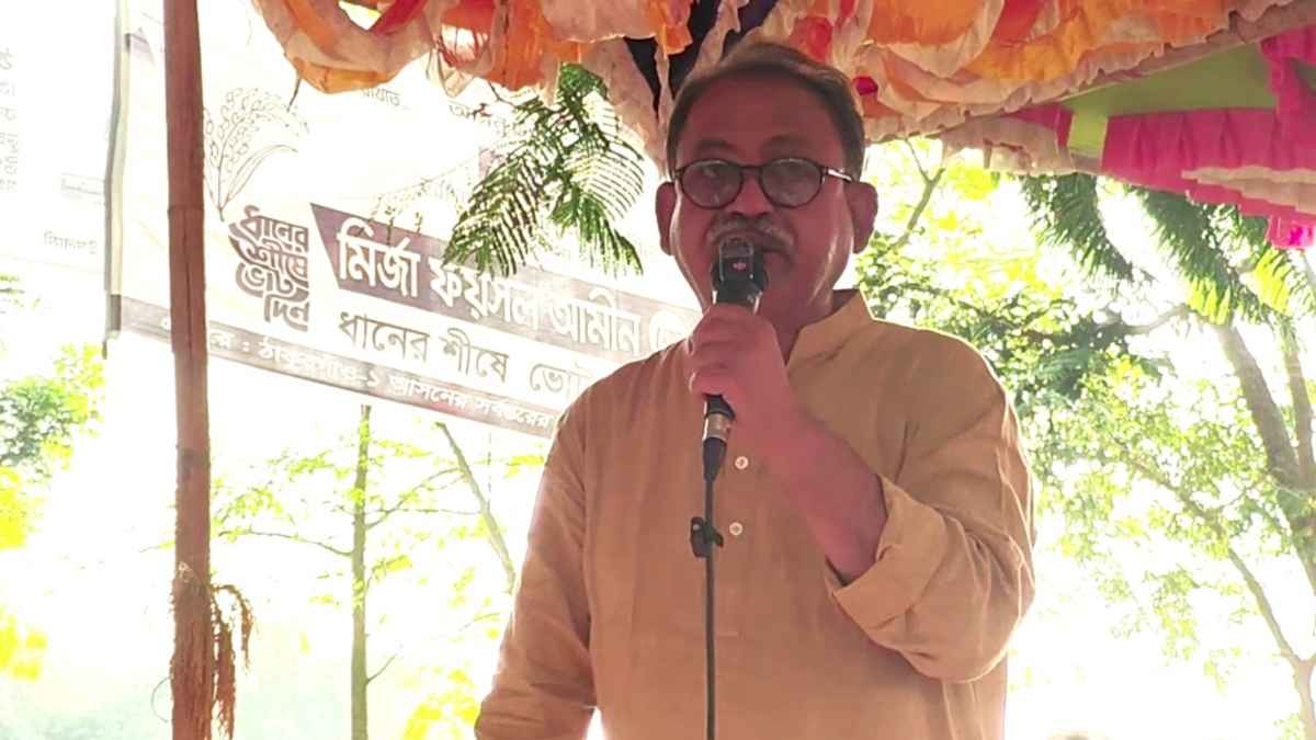 বিরোধী দলকে ভোট দিলে ঠাকুরগাঁওয়ের উন্নয়ন বাধাগ্রস্ত হবে: মির্জা ফয়সল