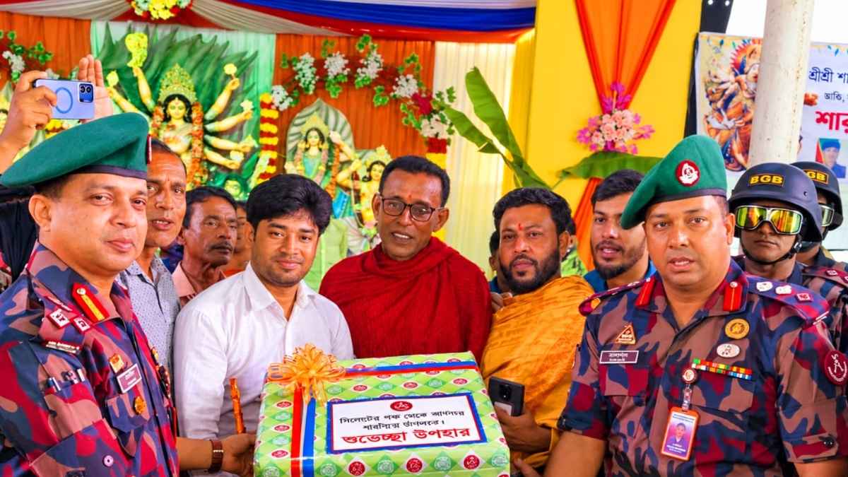 হবিগঞ্জে পূজামণ্ডপের নিরাপত্তায় ড্রোন
