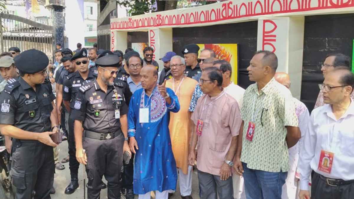 সিলেটে দুর্গোৎসবে নিরাপত্তায় তৎপর এসআরবি