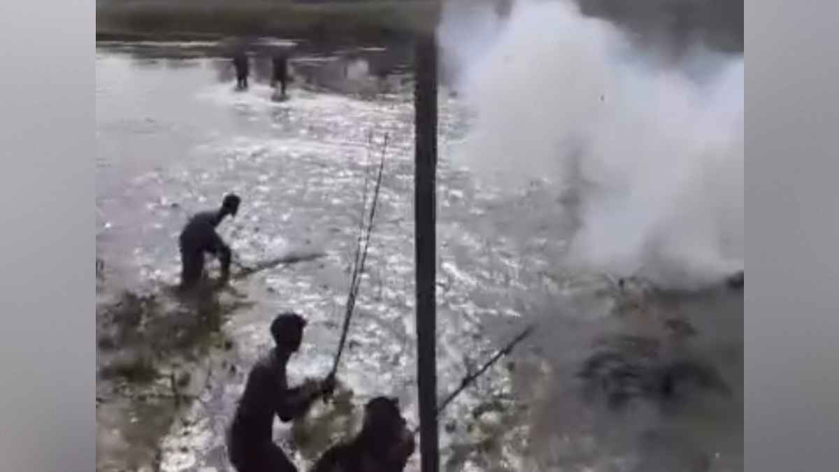 কৃষকদের ওপর চড়াও বিএসএফ, লাঠিসোটা নিয়ে স্থানীয়দের ধাওয়া