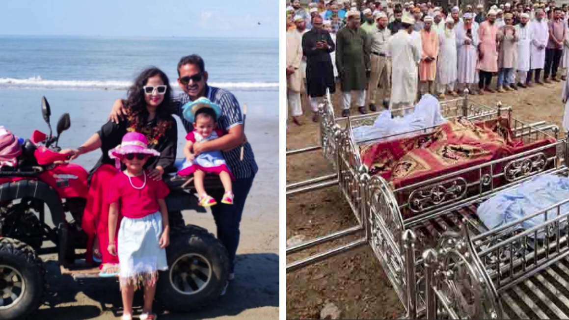 কক্সবাজারে রিসোর্টে আগুন: মায়ের কবরের পাশে চিরঘুমে চারজন