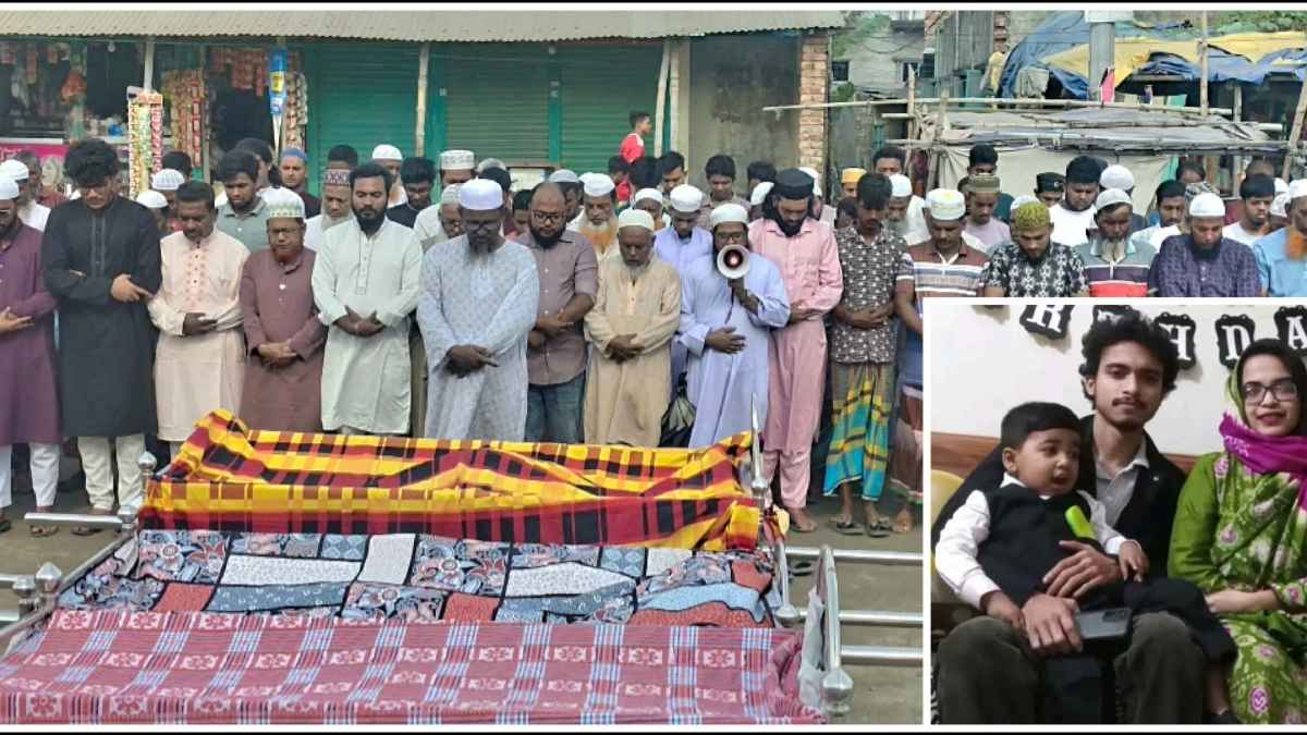চোখের পানিতে বিদায় নিলেন ফতুল্লার একই পরিবারের তিনজন