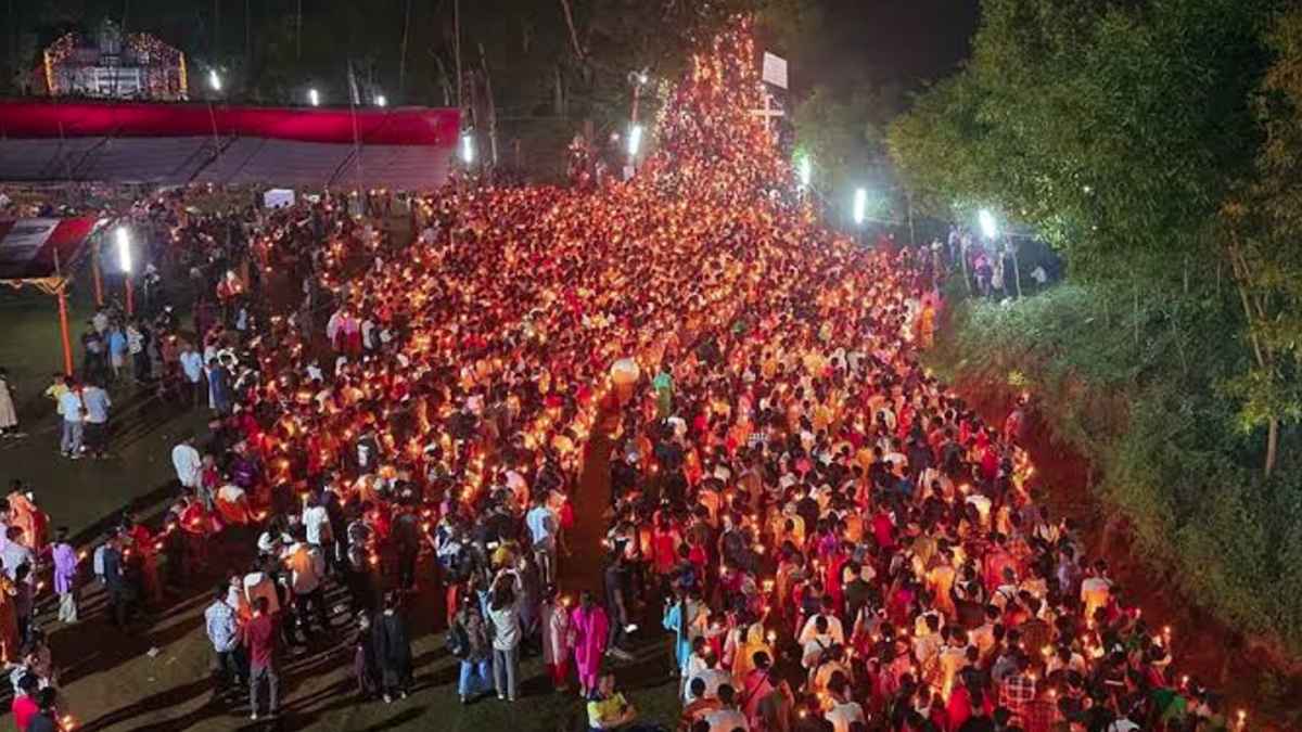 শেরপুরে শেষ হলো ফাতেমা রাণীর তীর্থোৎসব, অর্ধলক্ষাধিক ভক্তের সমাগম