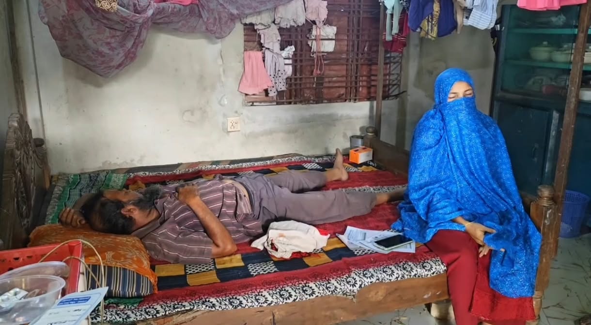 ছেলের মৃত্যুর শোকে মুহ্যমান বাবা আব্দুল বাছির