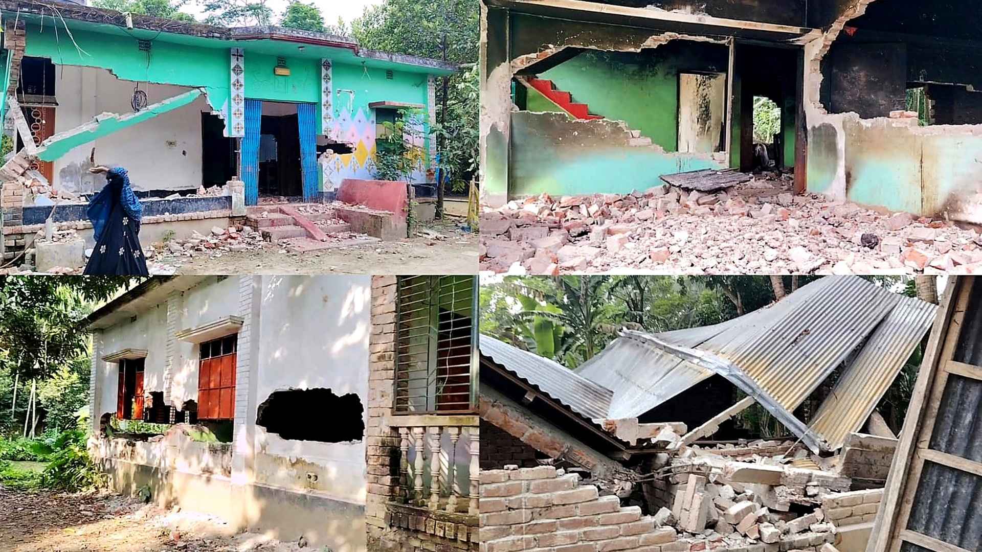 নড়াইলে হাসান হত্যাকাণ্ডের জেরে ২৫ বাড়িতে ভাংচুর, লুটপাট ও অগ্নিসংযোগ