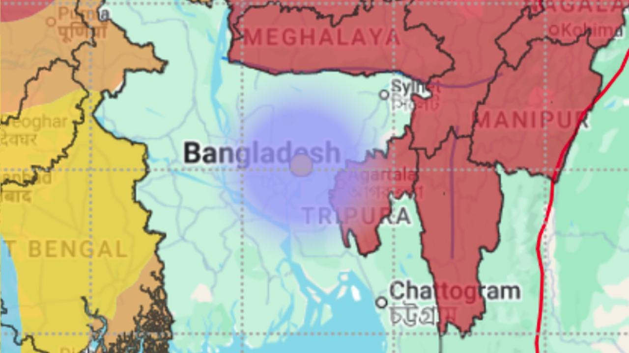 রাজধানী ঢাকার অদূরে (৫১ কিলোমিটার দূরে) নরসিংদী জেলার শিবপুরে একটি মৃদু মাত্রার ভূমিকম্পের উৎপত্তি ঘটেছে