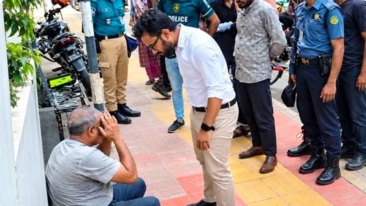 ধানমন্ডিতে বৃদ্ধকে মারধরের ঘটনায় যুবক আটক, পুলিশ সদস্য প্রত্যাহার