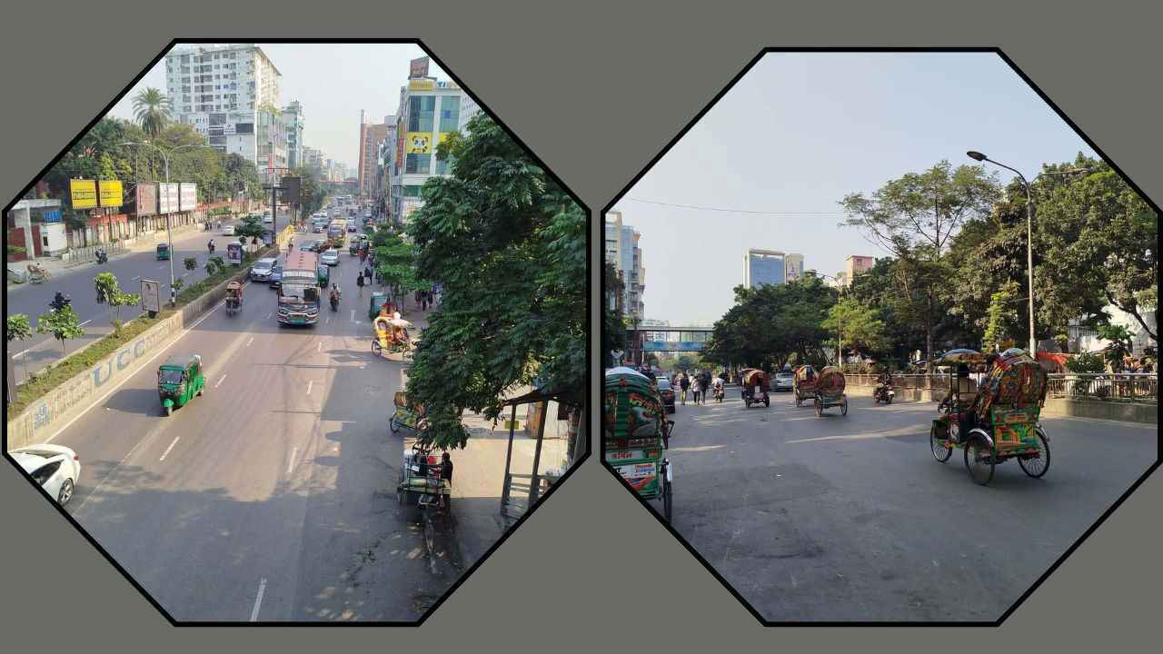 টানা ছুটিতে আজও ফাঁকা ঢাকা, স্বস্তিতে নগরবাসী