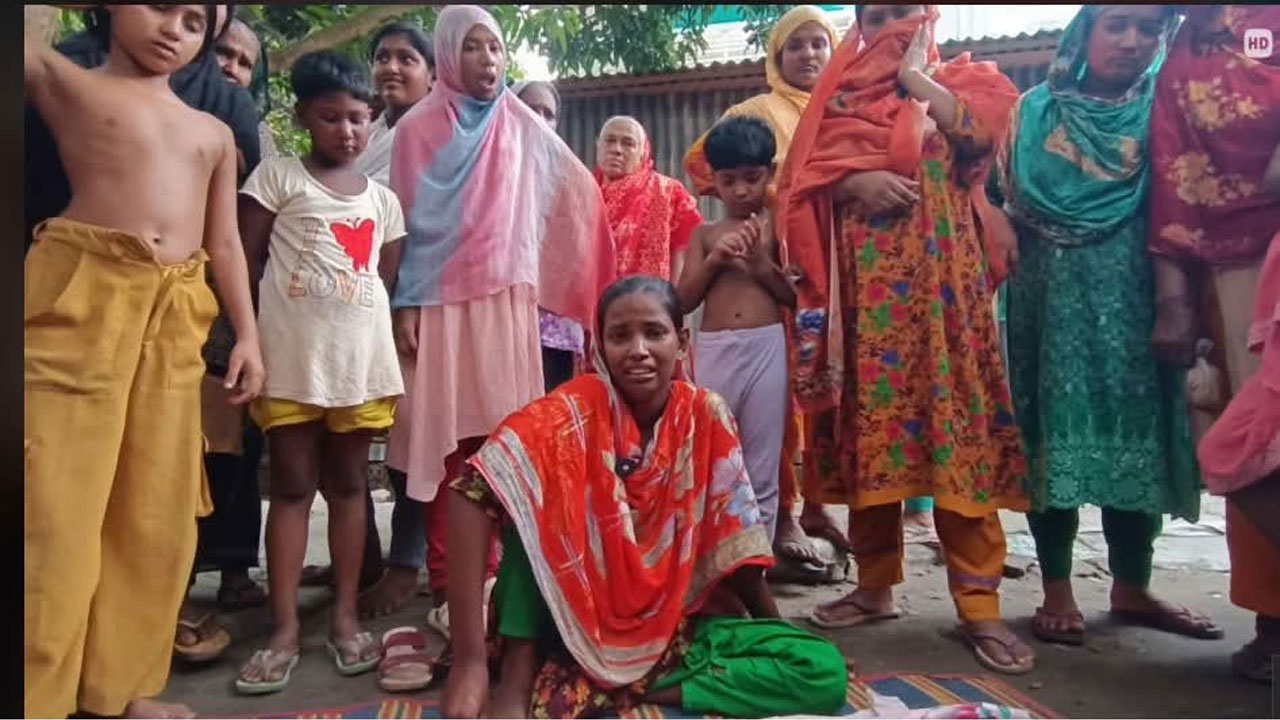 শাহাজাদপুরে শিশুর মৃত্যুর পর মায়ের আহাজারি