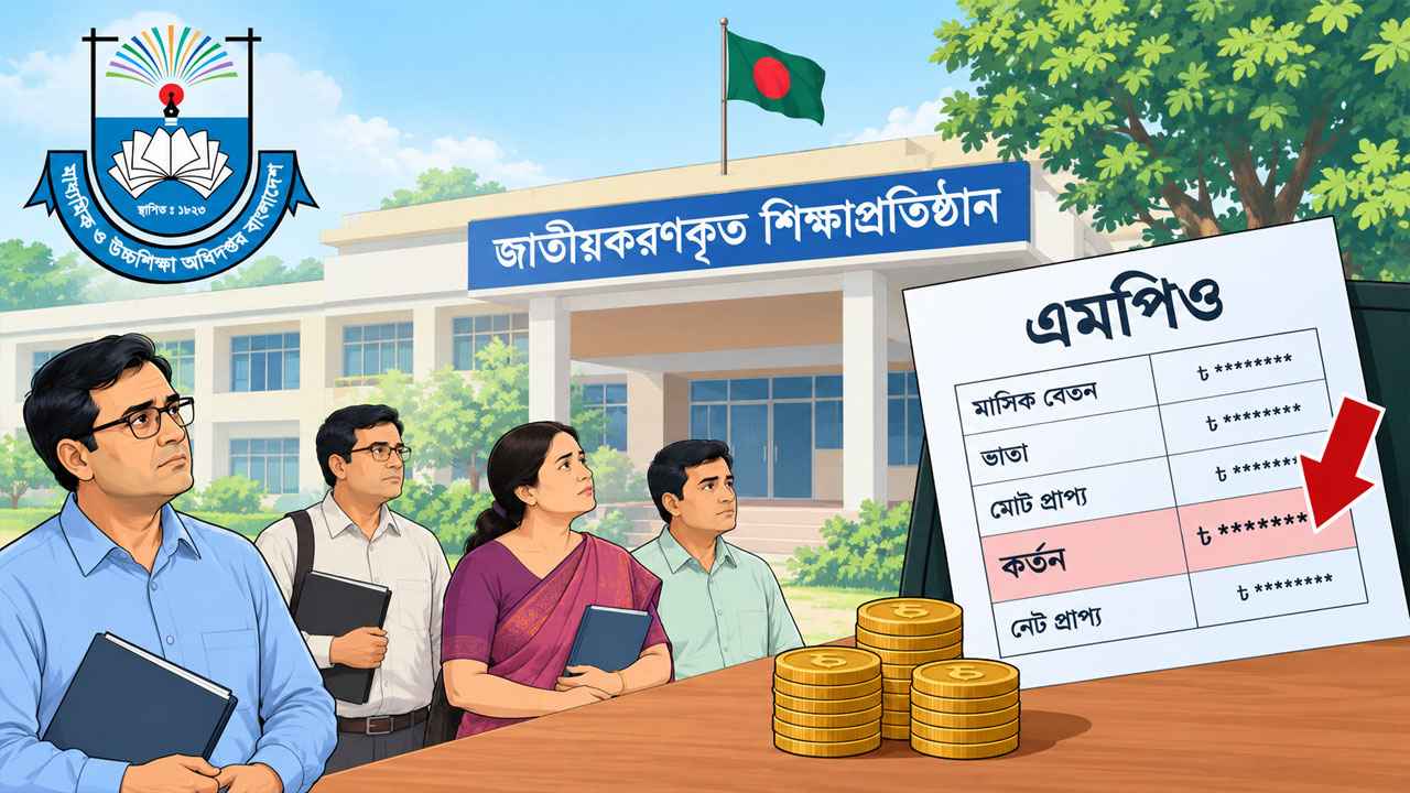 জাতীয়করণকৃত শিক্ষাপ্রতিষ্ঠানে এমপিও ইনডেক্স কর্তনের নির্দেশ