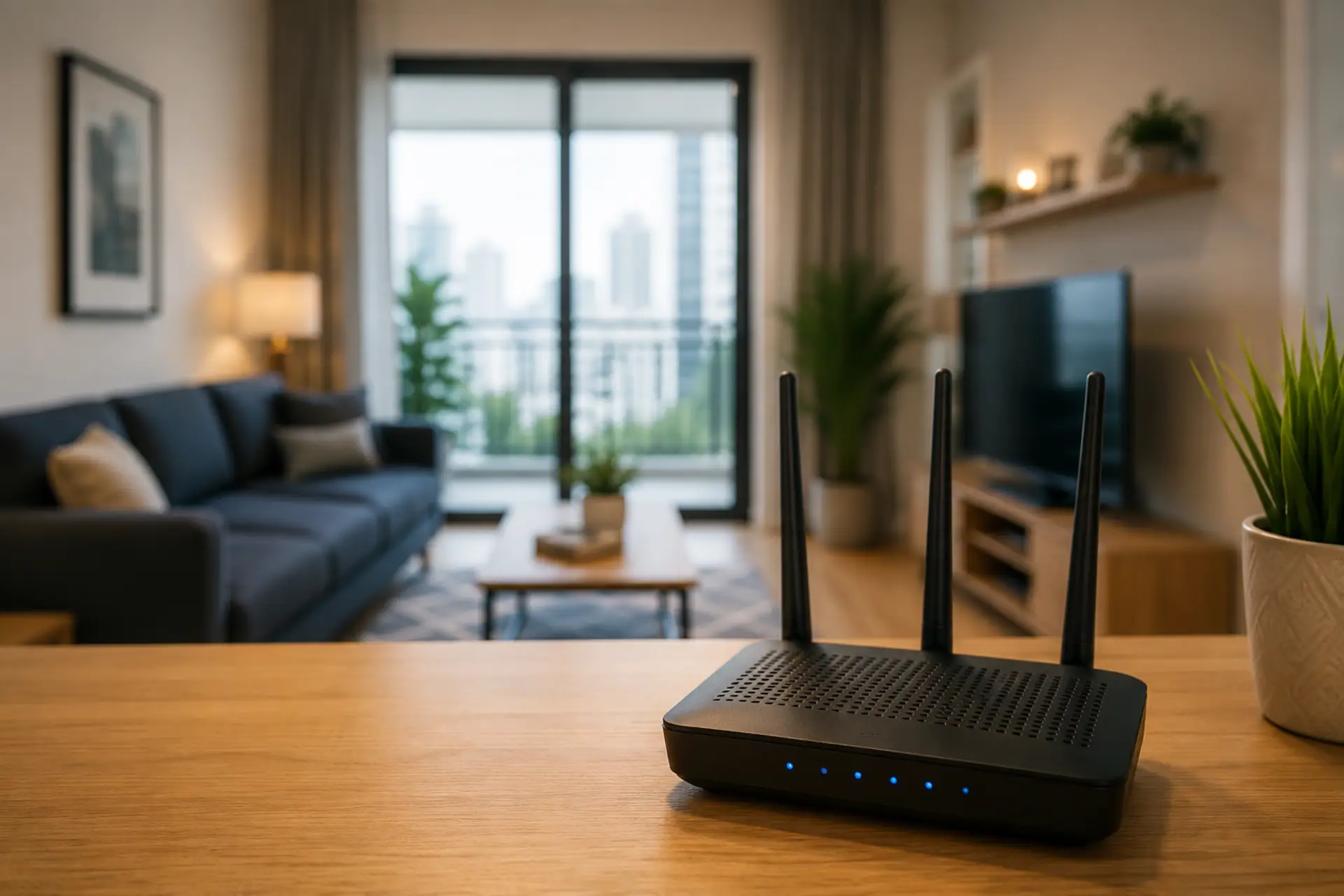 Modern-apartment-router-setup-showing-how-to-extend-WiFi-coverage-for-a-stronger-signal-in-living-rooms-and-nearby-spaces Modern-apartment-router-setup-showing-how-to-extend-WiFi-coverage-for-a-stronger-signal-in-living-rooms-and-nearby-spaces