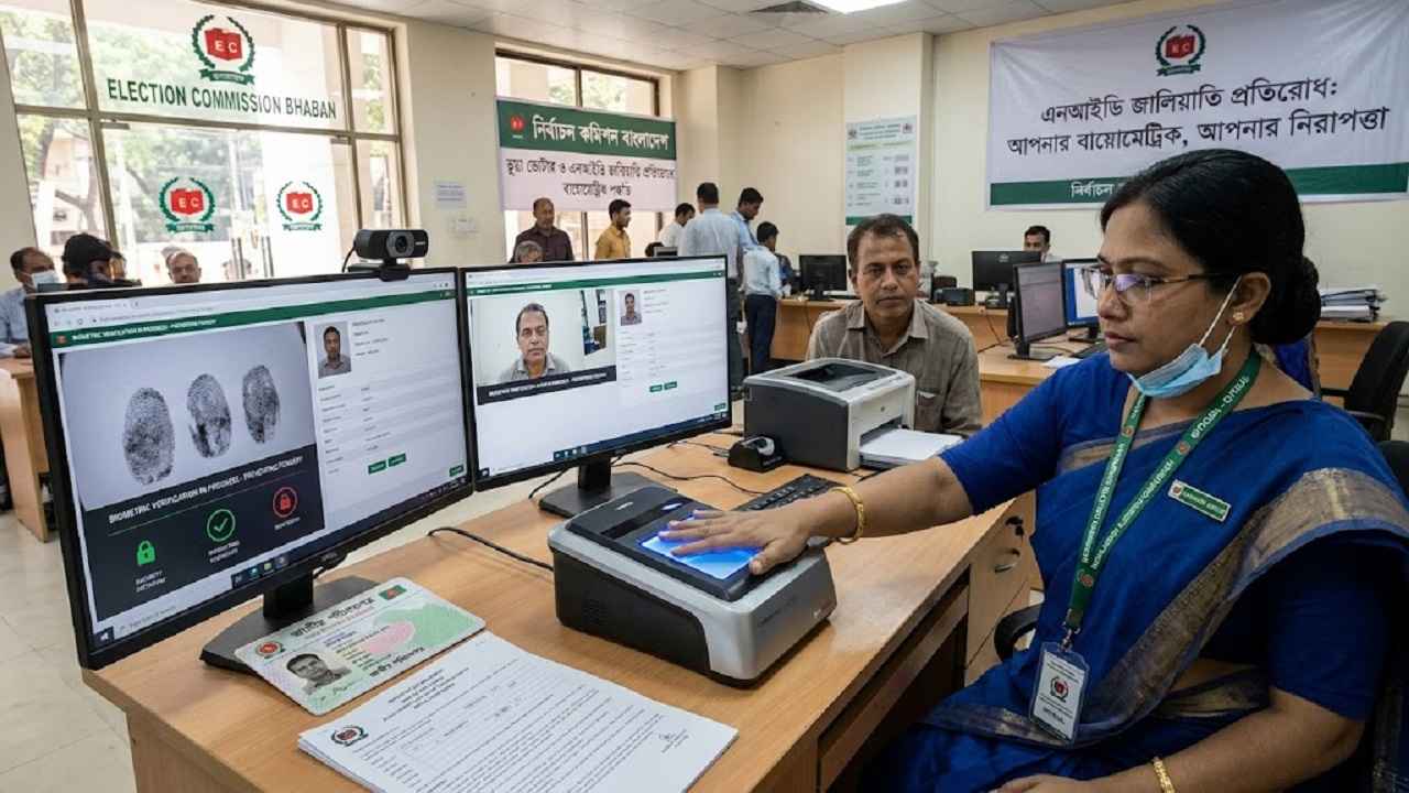 অন্যের বায়োমেট্রিকে ভোটার, জালিয়াতি ঠেকাতে নীতিমালা করছে ইসি