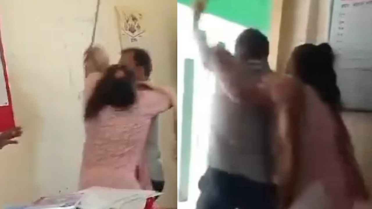 ধস্তাধস্তির ভিডিও ভাইরাল: সেই শিক্ষক দম্পতির বিরুদ্ধে বিভাগীয় মামলা