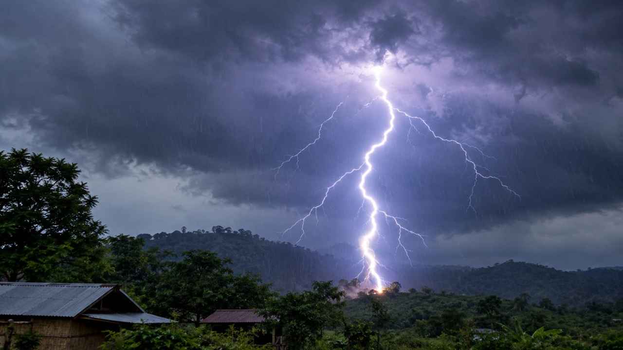 বান্দরবানে বজ্রপাতে প্রাণ গেল শিশুসহ দুইজনের