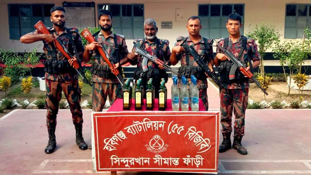 হবিগঞ্জে অভিযানে গাঁজা-মদসহ মশার কয়েল জব্দ